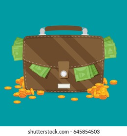 Vector business and finance concept in flat style