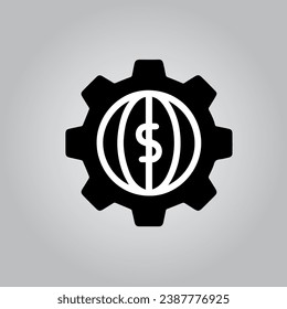 Vector business and finance Containing loan cash saving, financial goal profit