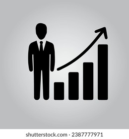 Vector business and finance Containing loan cash saving financial goal profit