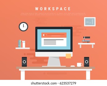 Vector business flat illustration