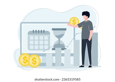Vector business flat illustration concept 
