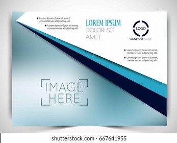 Vector business flyer.