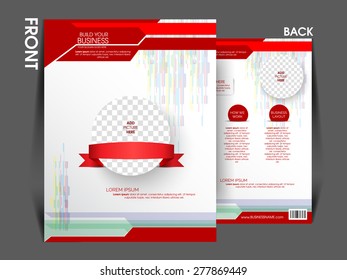 Vector Business flyer, brochure template can use for print and marketing.
