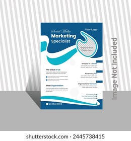 Plantilla de diseño de volante de negocios de Vector.