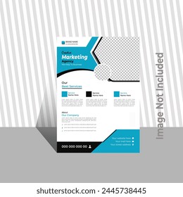 Vector Business Flyer design Layout template.