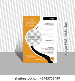 Vector Business Flyer design Layout template.