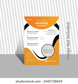 Vector Business Flyer design Layout template.
