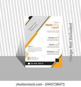 Vector Business Flyer design Layout template.