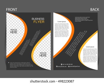 Banner Set Elegant Vector Yellow Dark Stock Vector (Royalty Free ...