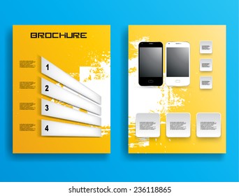 Vector Business Flyer Template or Corporate Design .