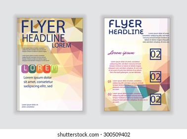 vector business flyer template or corporate banner design