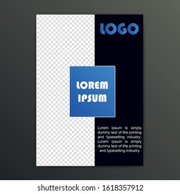 vector business flyer template design