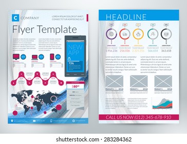 Vector Business Flyer Template for Business Purpose