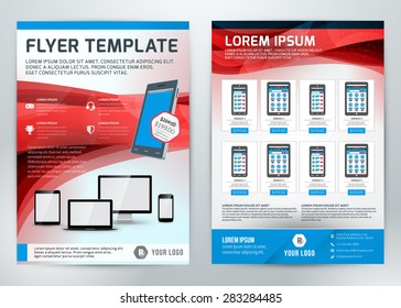 Vector Business Flyer Template for Business Purpose