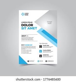 vector business flyer template, red background volume 02