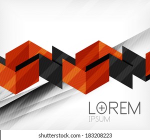 Fondo de diseño geométrico del sector vectorial