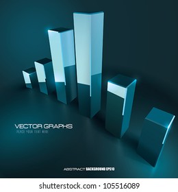 Plano de fundo do Gráfico Comercial de Vetor