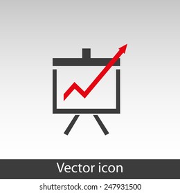 Vector Business Growing Chart