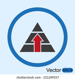 Vector Business Growing Chart