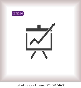 Vector Business Growing Chart