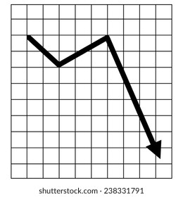 Vector Business Growing Chart Presentation Icon