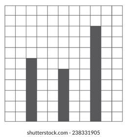 Vector Business Growing Chart Presentation Icon