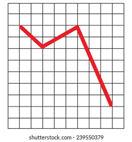 Vector Business Growing Chart Presentation Icon