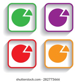 Vector Business Growing Chart Presentation Icon