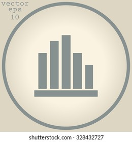 Vector Business Growing Chart Presentation Icon
