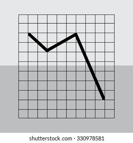 Vector Business Growing Chart Presentation Icon