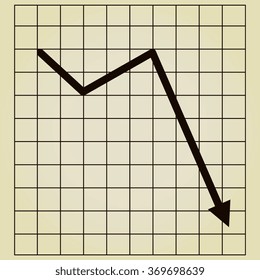 Vector Business Growing Chart Presentation Icon