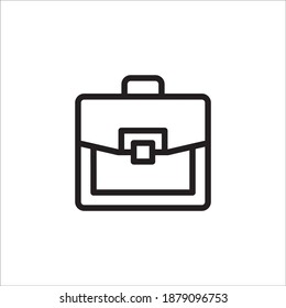 Vector Business Icon Design Graphic Template - Briefcase Symbol