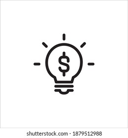 Vector Business Icon Design Graphic Template - Business Idea Symbol