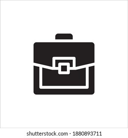 Vector Business Icon Design Graphic Template Style Glyph - Briefcase Symbol