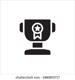 Vector Business Icon Design Graphic Template Style Glyph - Award Symbol