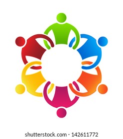 Vector Business icon design. Team group 6