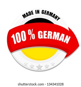 Vector business icon Made in Germany