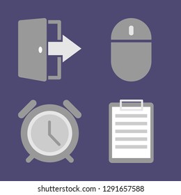 Vector business icon set.