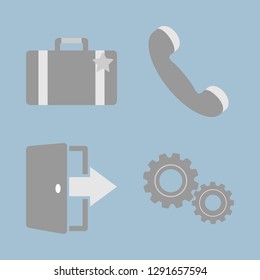 Vector business icon set.