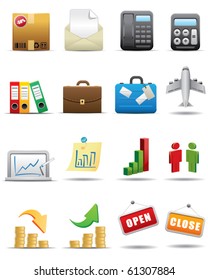 Vector business icon set