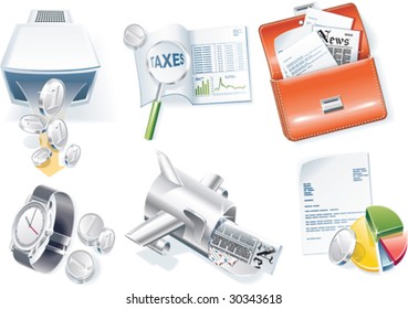 Vector business icon set. Part 2