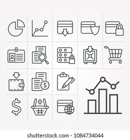 Vector business icons
