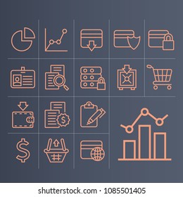 Vector business icons
