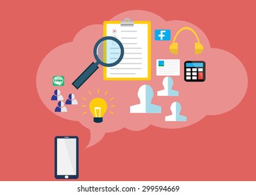 Vector business icons