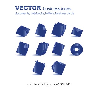 vector business icons. eps10