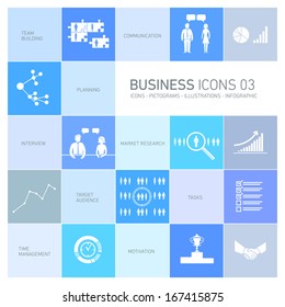 vector business icons and pictograms | flat design infographics template