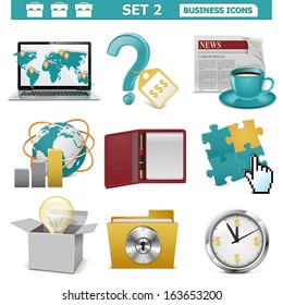 Vector Business Icons Set 2