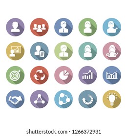 Vector business icons set