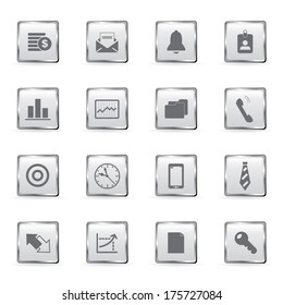 Vector business icons set.