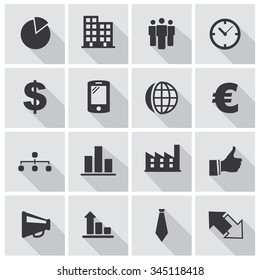Vector business icons set.